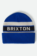 Rainier Striped Beanie - Royal/White/Black