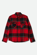 Bowery Flannel - Black/Adrenaline Rush/Off White