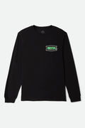 Lightning L/S Standard T-Shirt - Black