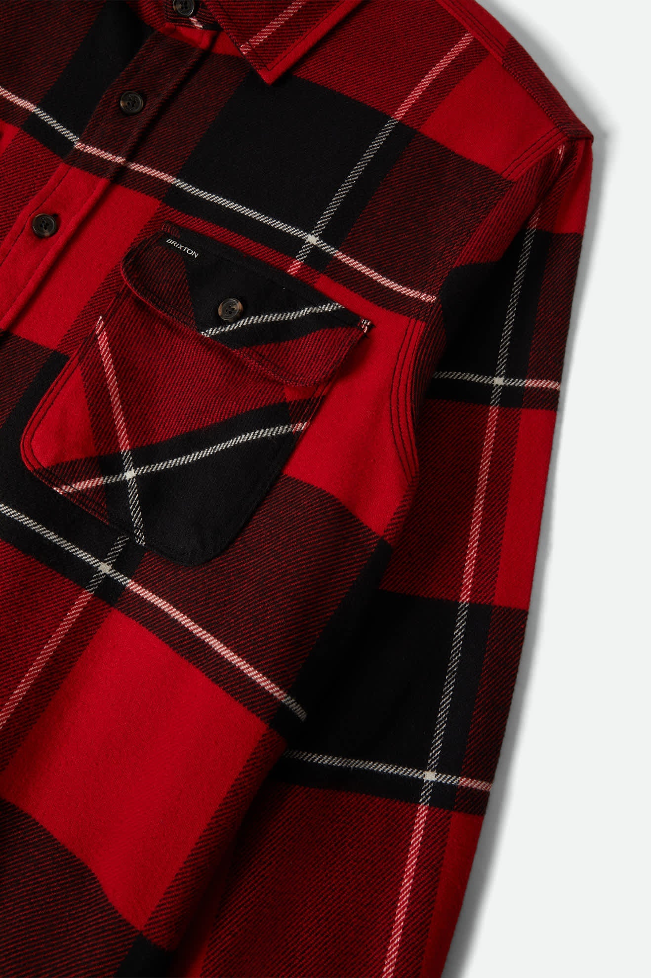 Bowery Flannel - Black/Adrenaline Rush/Off White