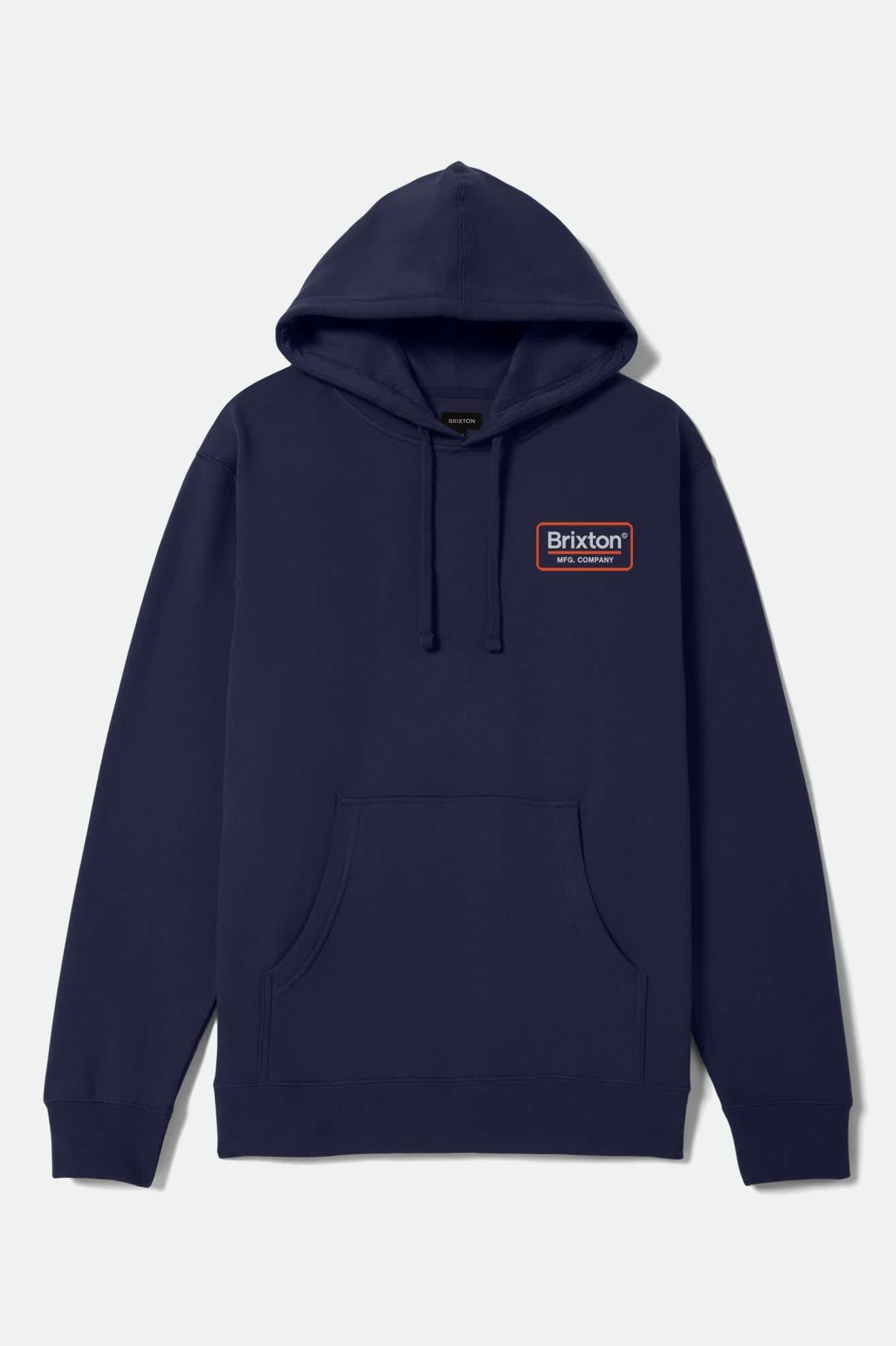 Palmer Hoodie - Classic Navy/Light Grey/Orange