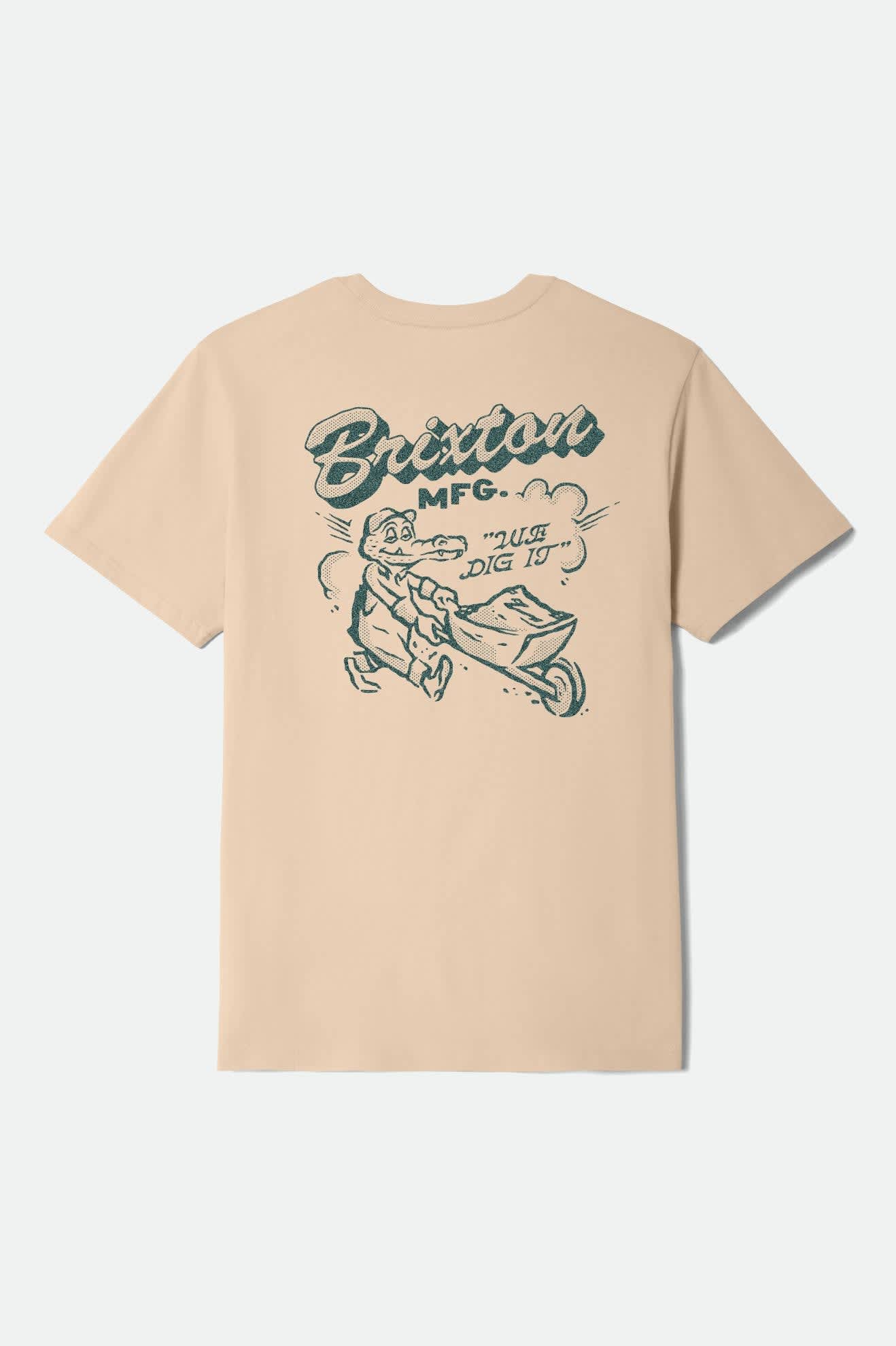 Dig It S/S Standard T-Shirt - Cream