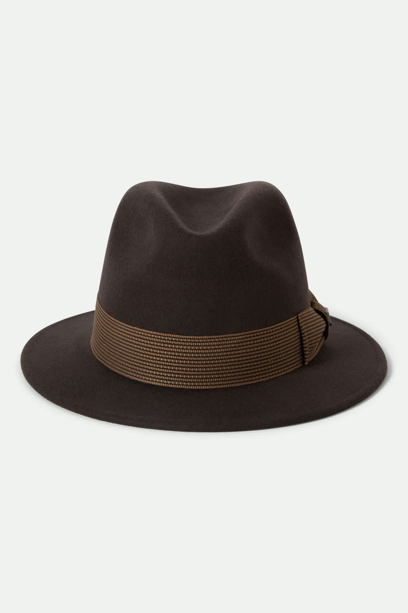 Roma Fedora - Chocolate/Bronze