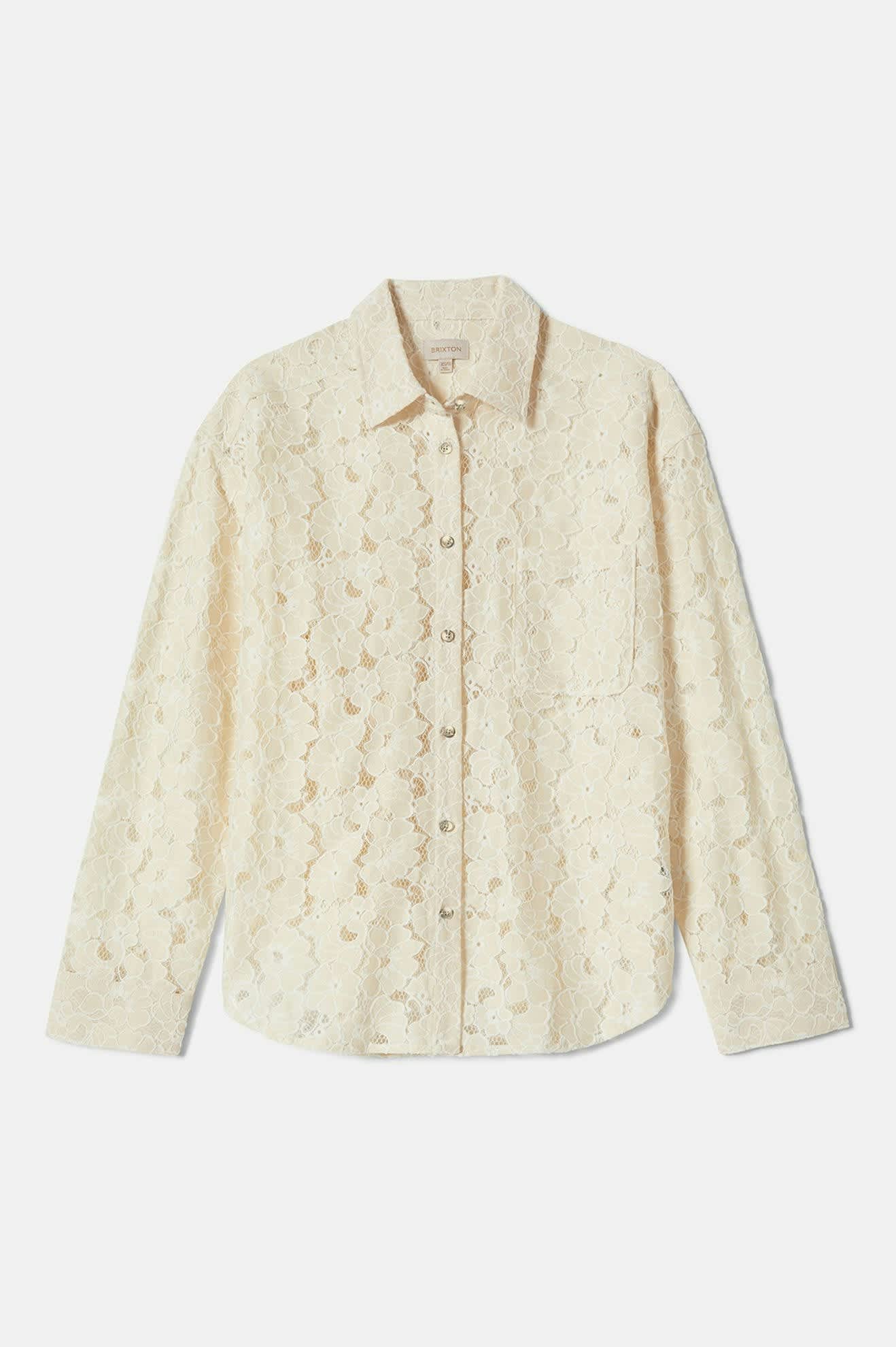 Women's East Side Boxy L/S Button Down - Whitecap