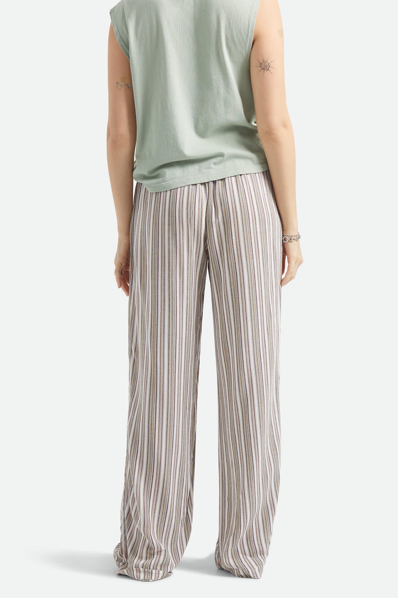 The Alley Lounge Pant - Worn In Robust Red Stripe