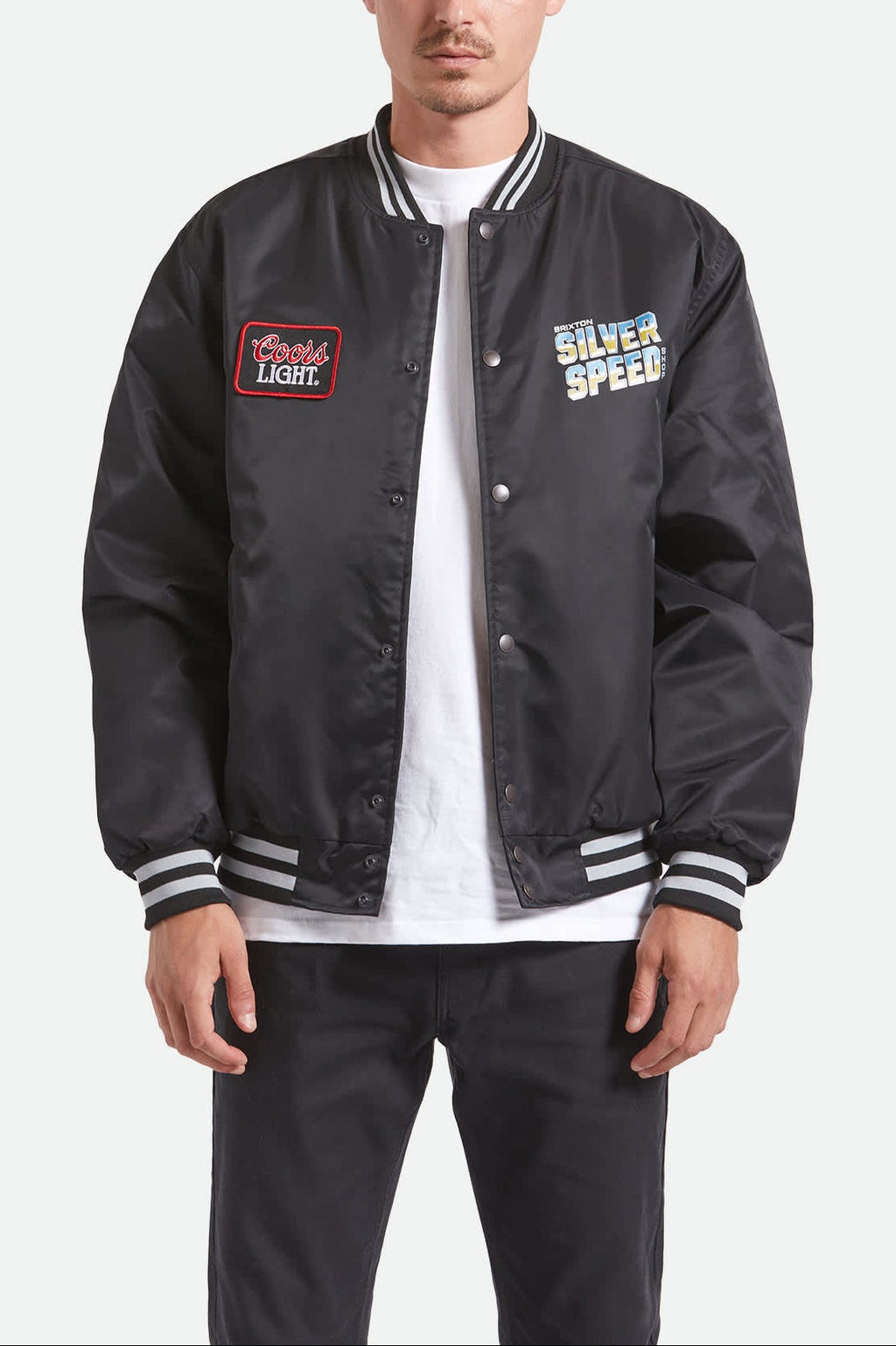 Coors Light Silver Speed Shop Jacket - Black/Silver