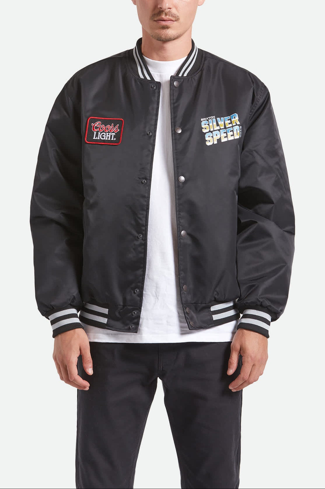 Coors Light Silver Speed Shop Jacket - Black/Silver