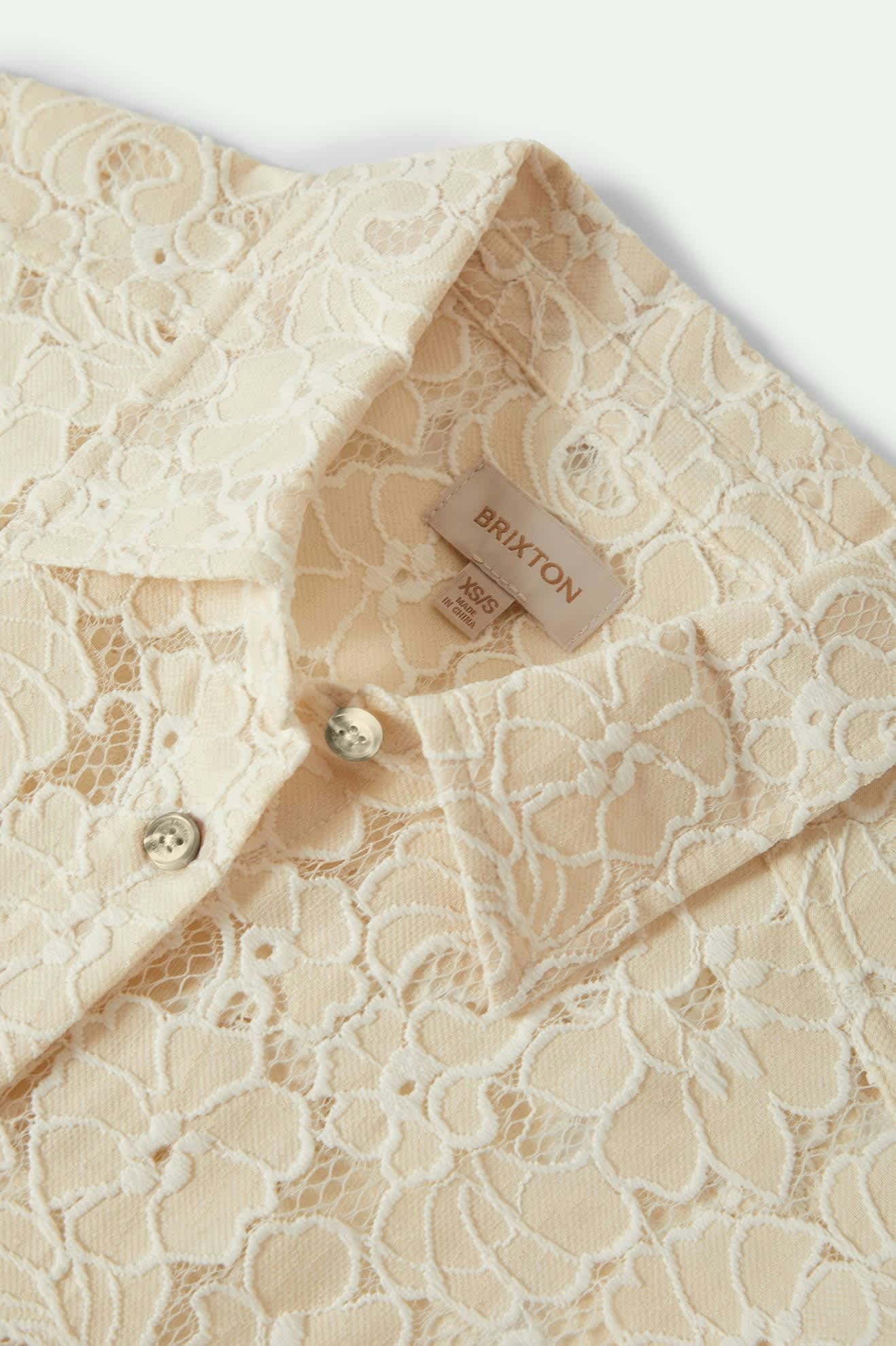 Women's East Side Boxy L/S Button Down - Whitecap