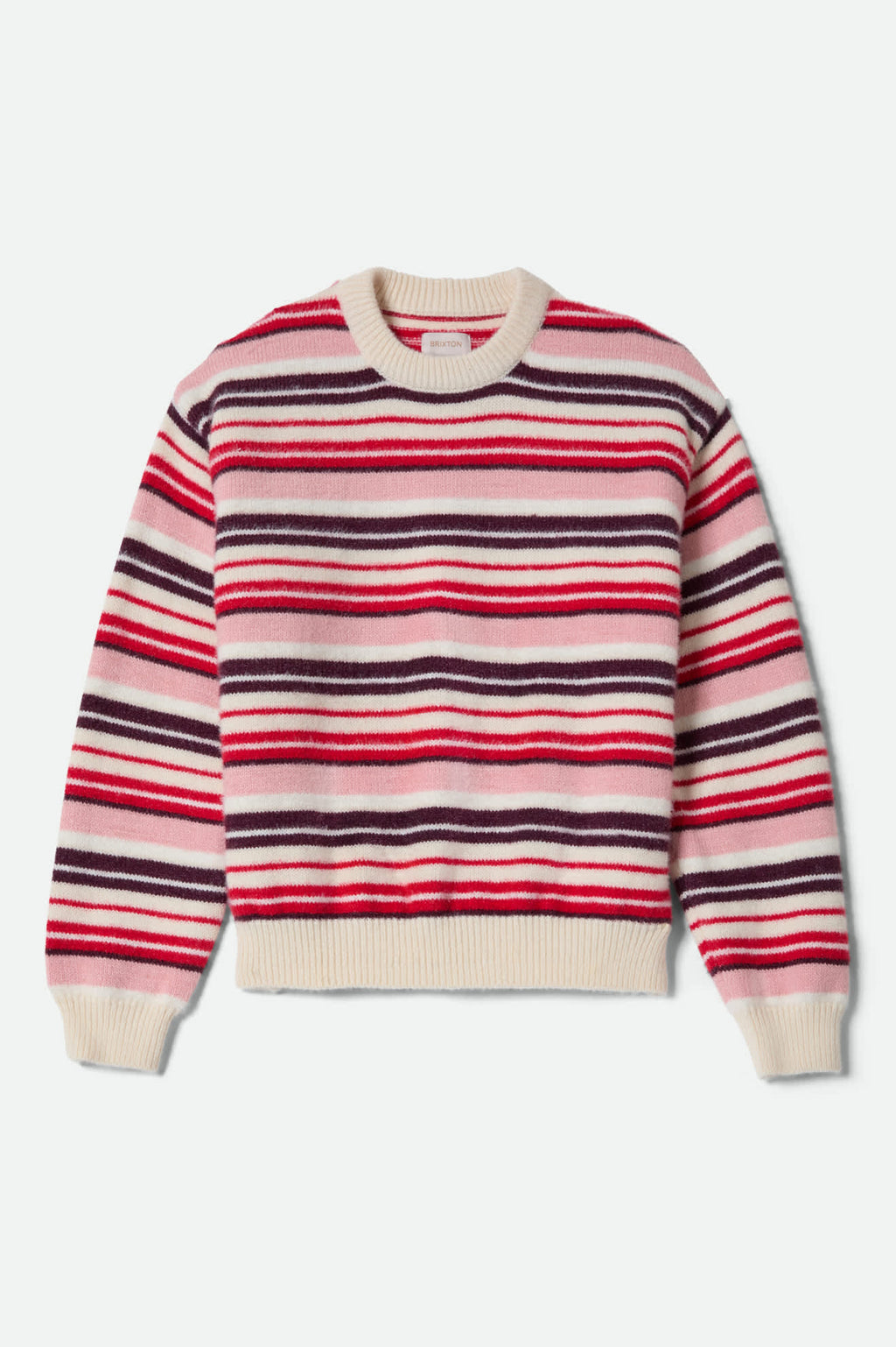 Cozy Crew Sweater - Multi Stripe