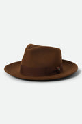 Swindle Convertabrim Fedora - Coffee/Light Brown
