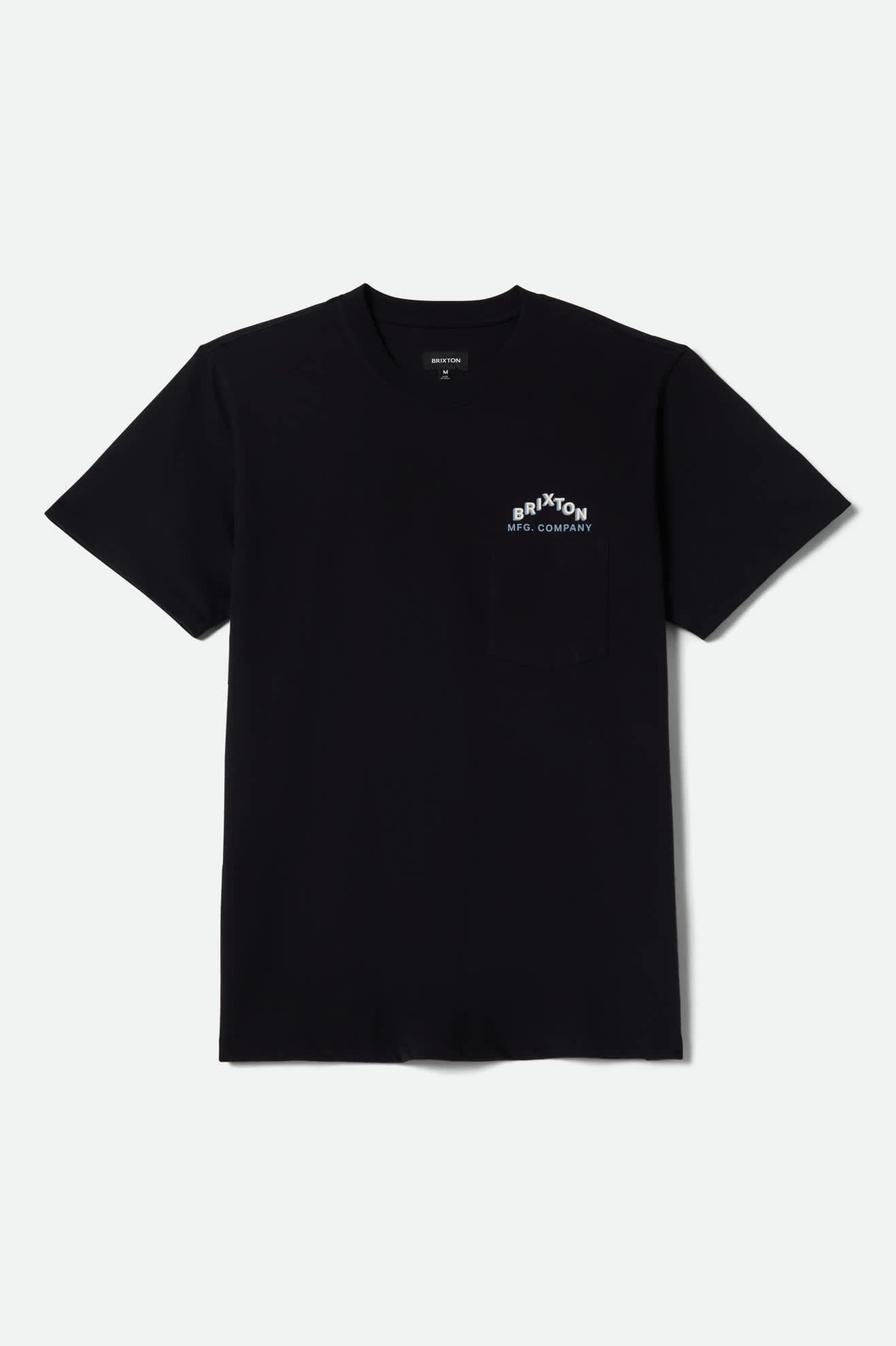 Roman Short Sleeve Pocket T-Shirt - Black