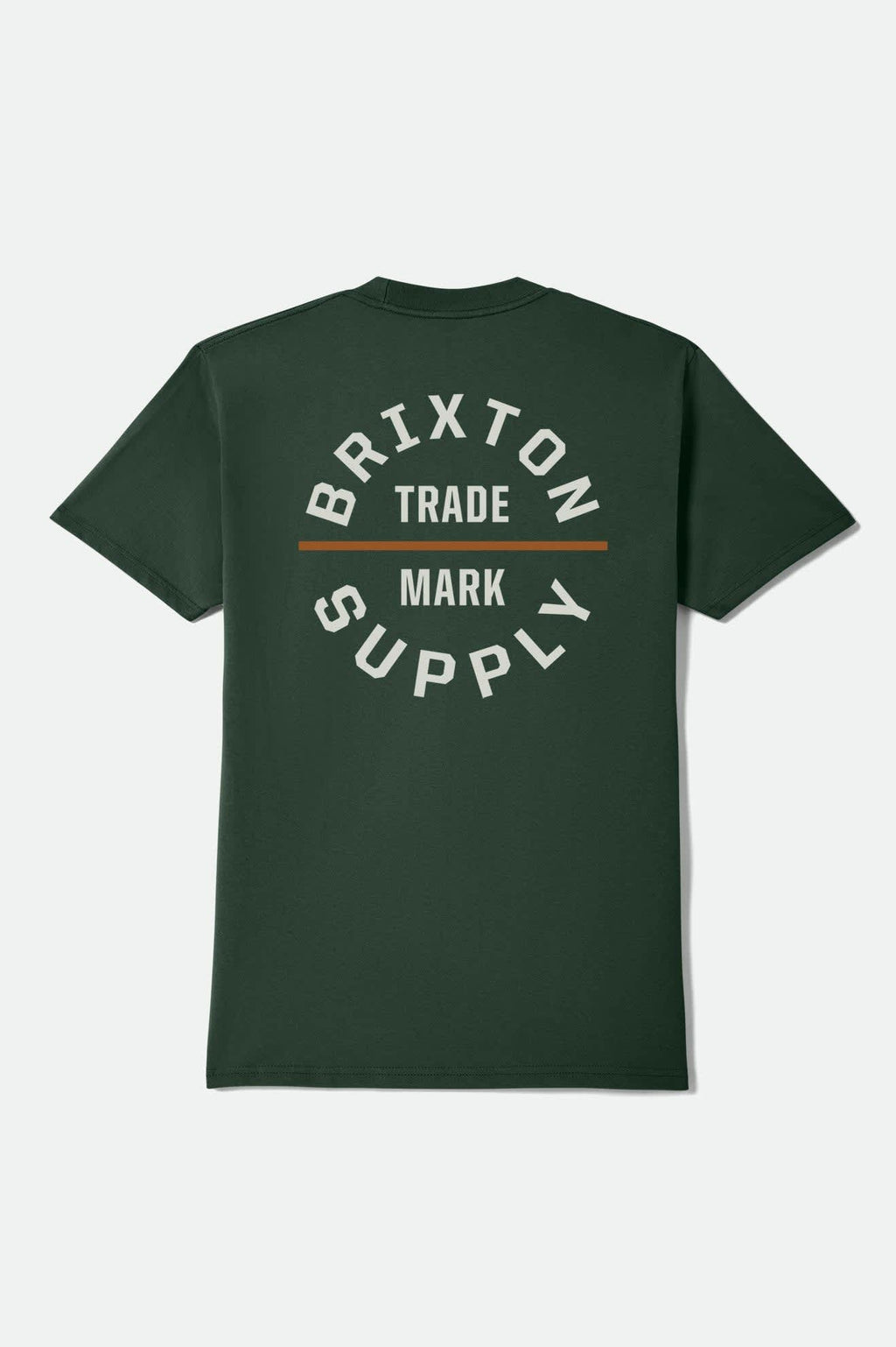 Oath Short Sleeve Standard T-Shirt - Forest Green/Off White/Rust