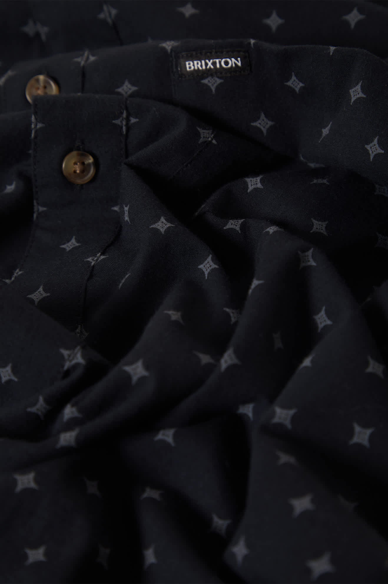 Charter Print Shirt - Future Grey Diamond Tile