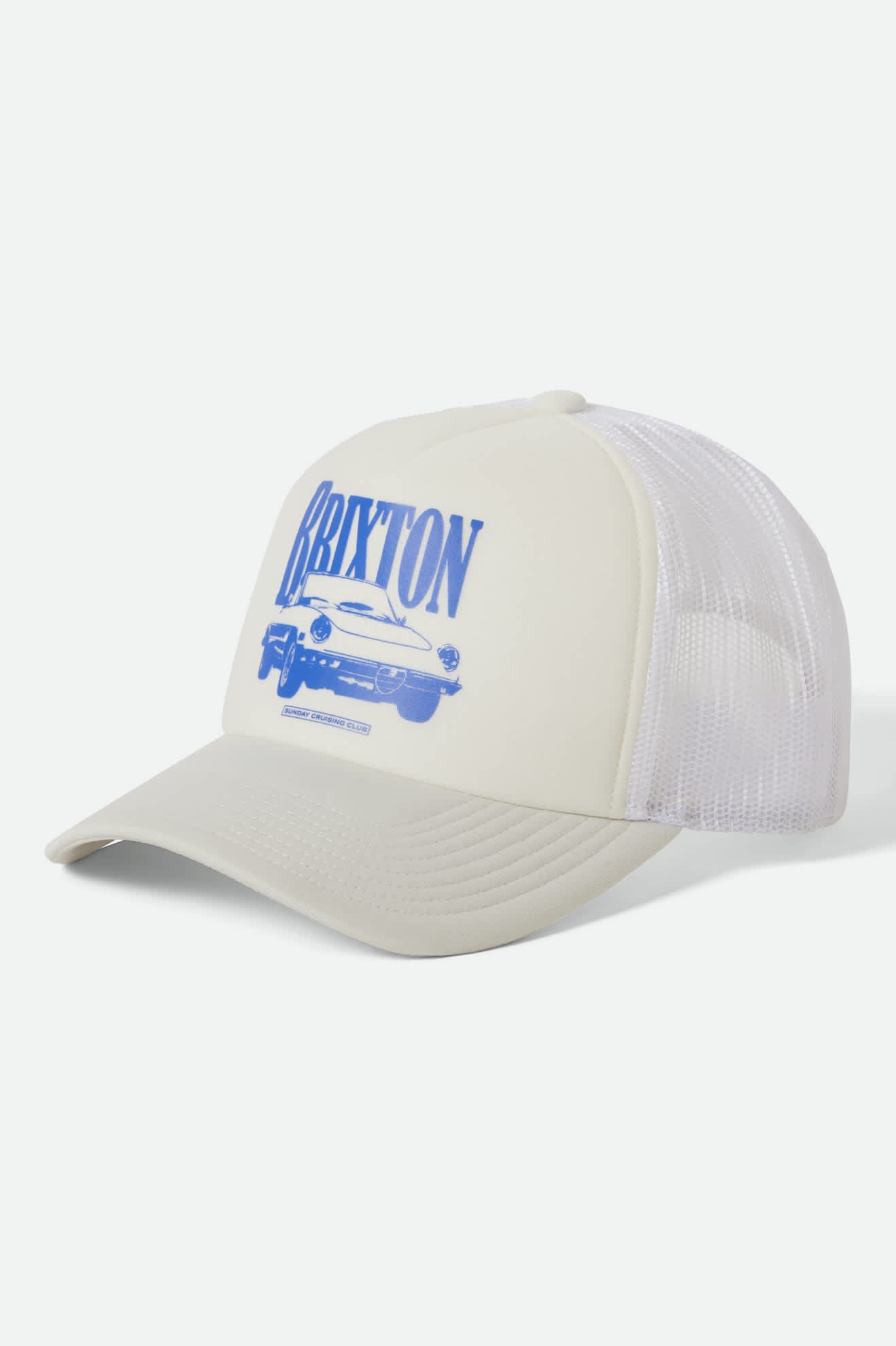 Sunday Cruising Club NetPlus Trucker Hat - Off White/Off White