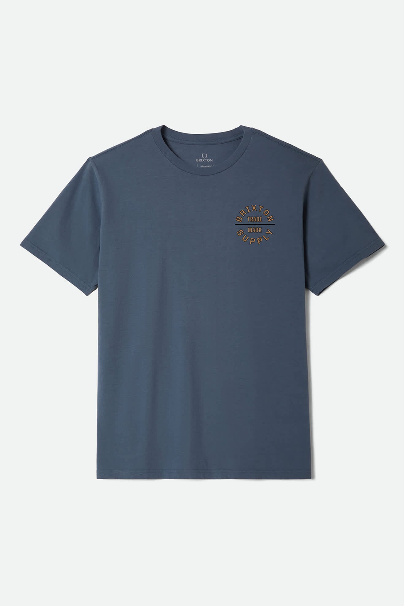 Oath V Short Sleeve Standard T-Shirt - Ocean Breeze/Light Brown/Black