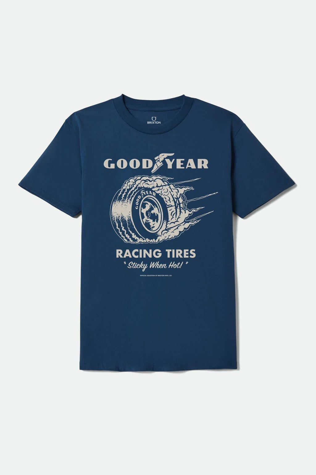 Goodyear Cheater Slick Short Sleeve Standard T-Shirt - Navy