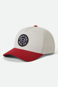 Crest NetPlus Snapback - Off White/Adrenaline Rush