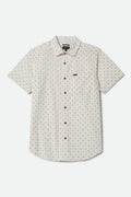 Charter Print Short Sleeve Shirt - Off White/Multi Diamond Tile