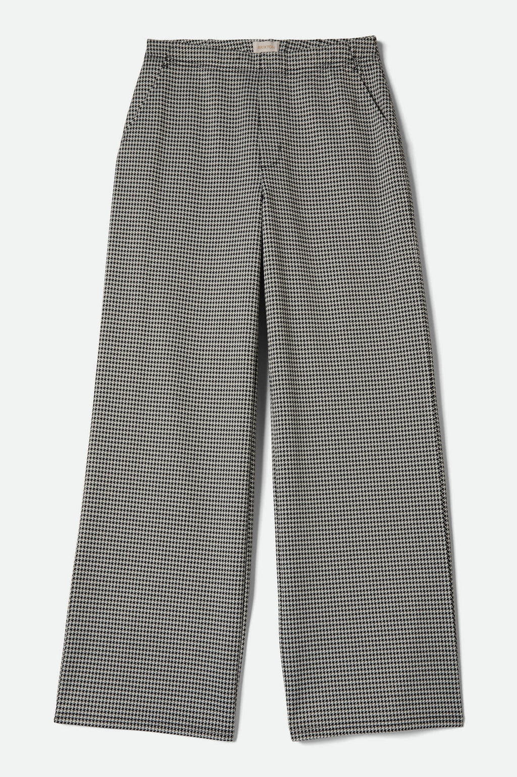 Houndstooth Leisure Trouser Pant - Winter White/Black