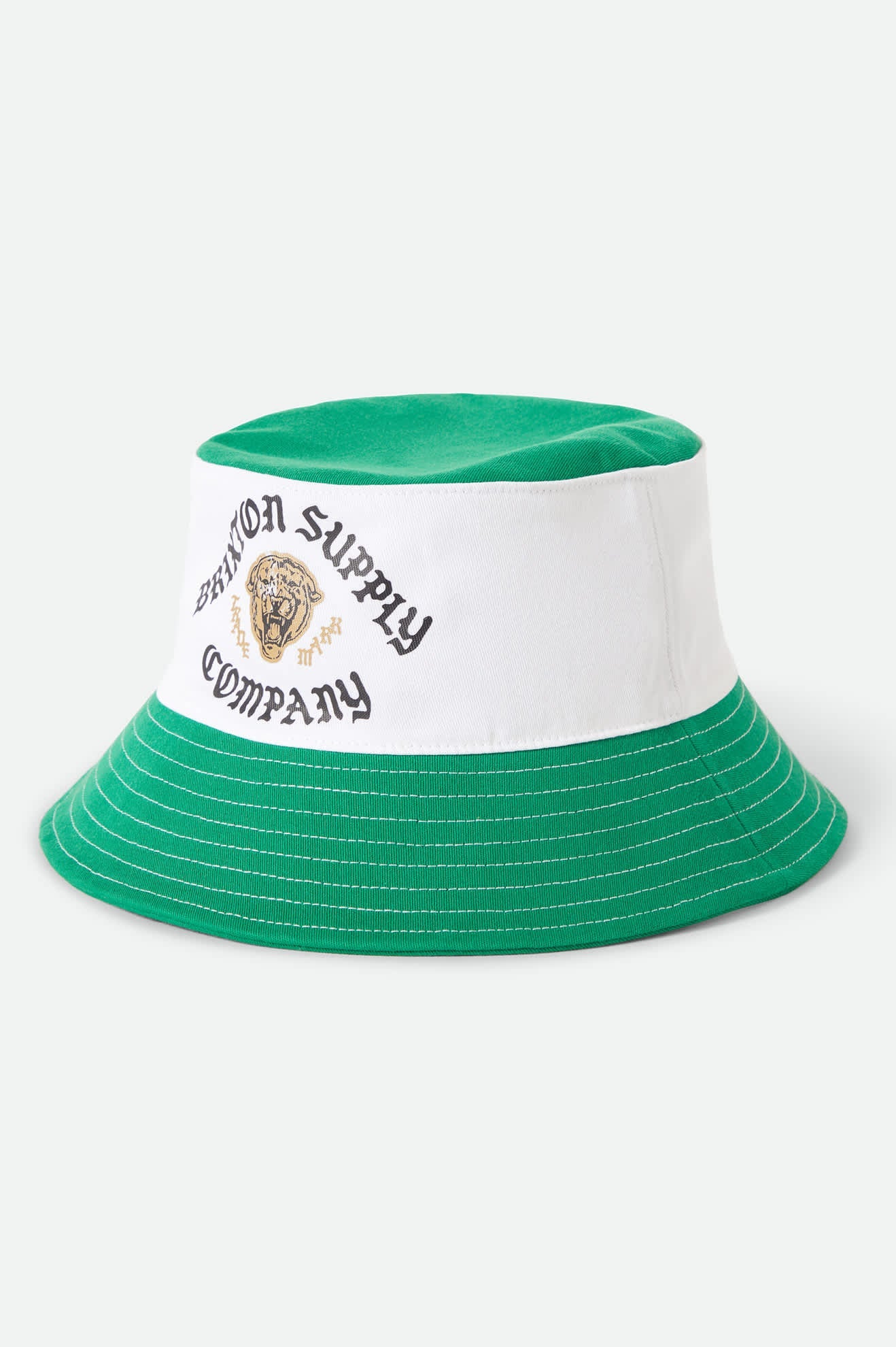 Eldon Packable Bucket Hat - Green/Off White Morado