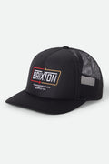 Caldwell Netplus Trucker Hat - Black/Black