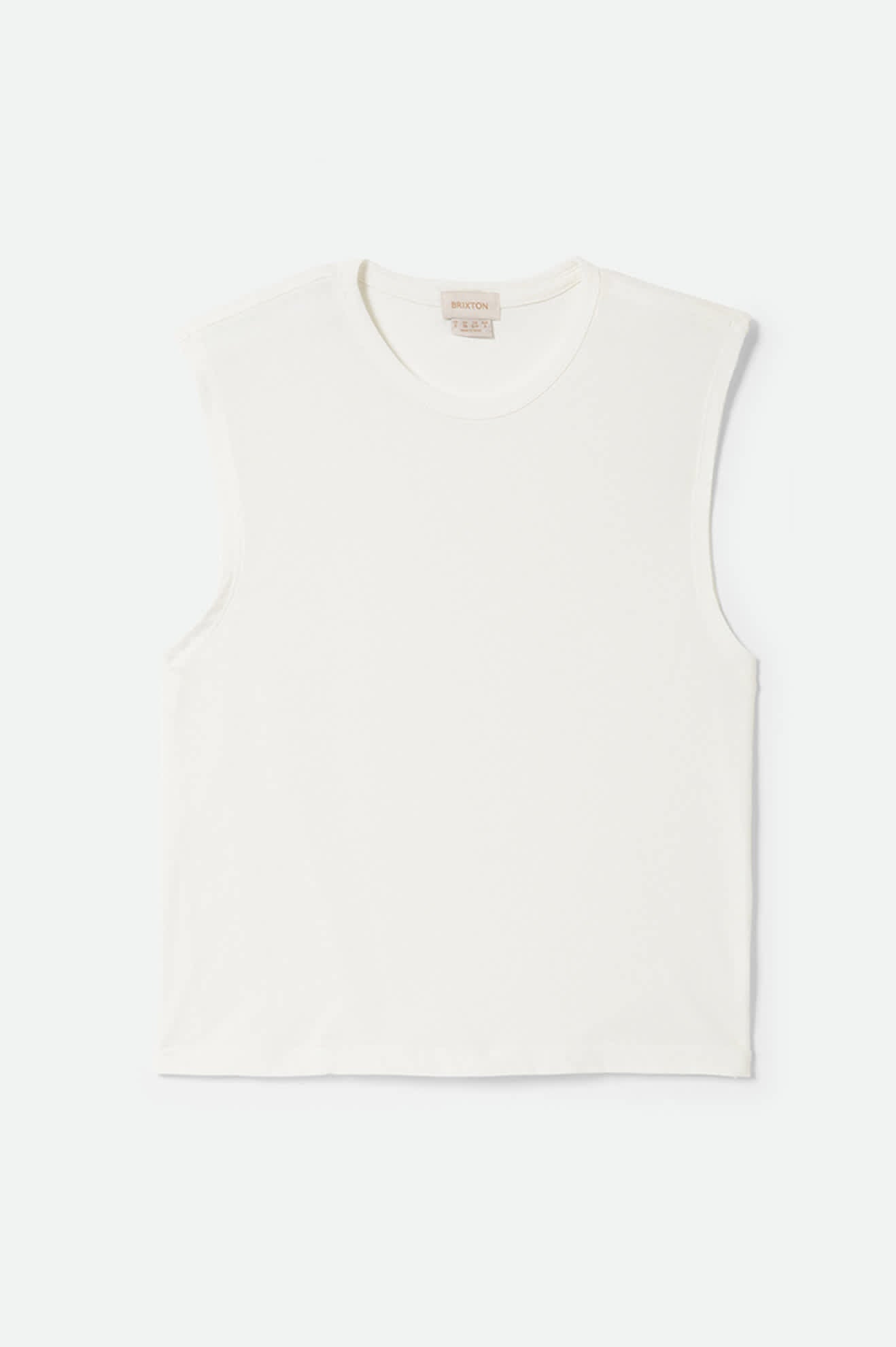 Women's Carefree Organic Garment Dyed Muscle Tank - Off White