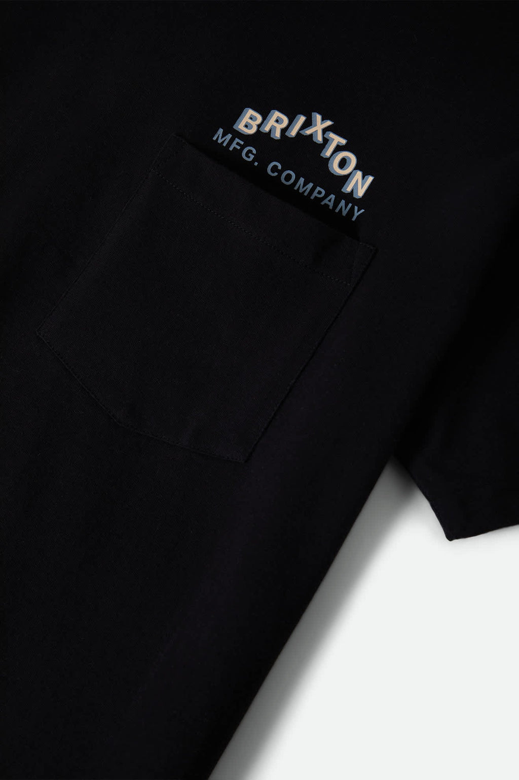 Roman Short Sleeve Pocket T-Shirt - Black