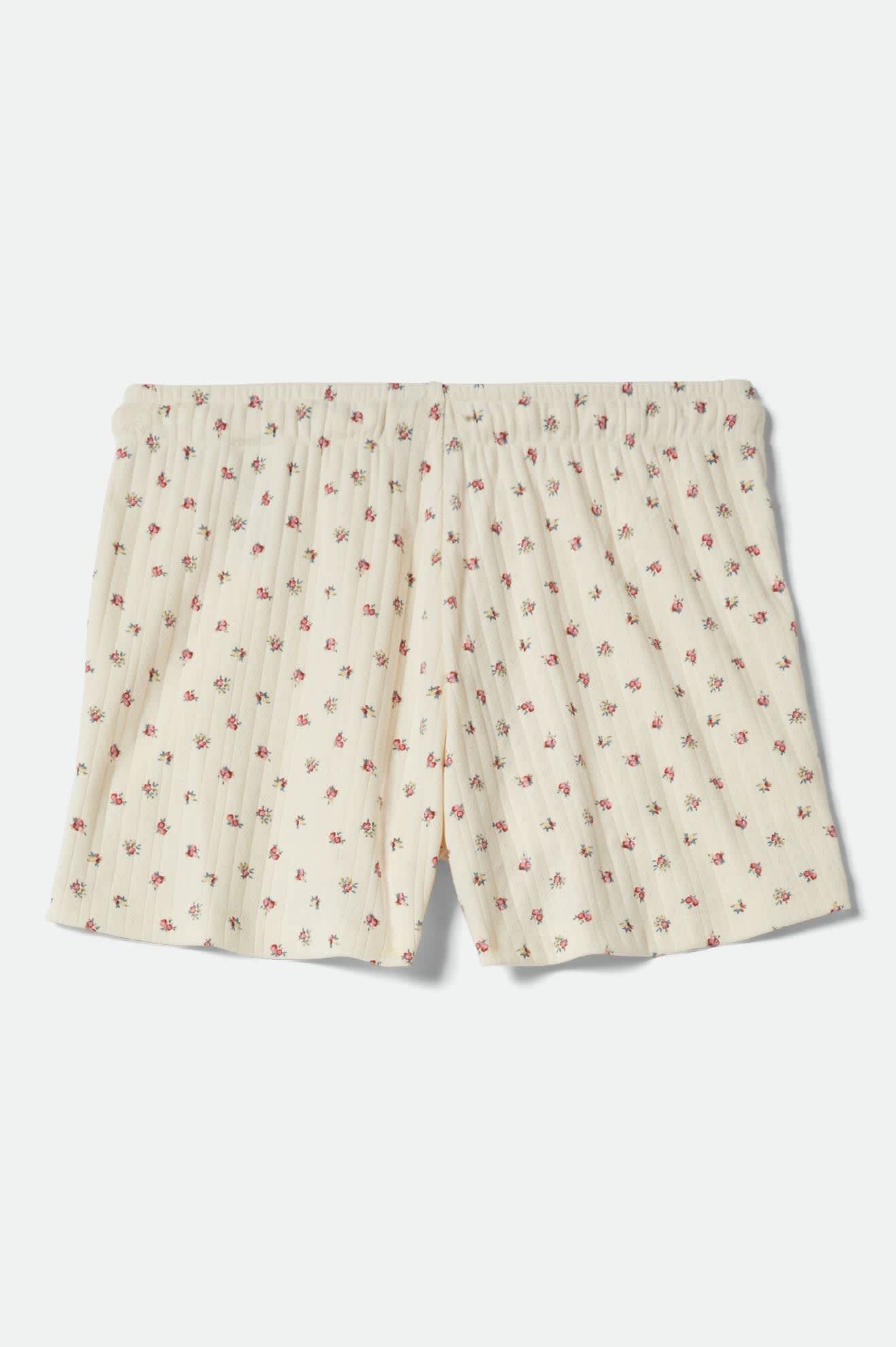 Women's Off Duty Lounge Short - Floral Pointelle