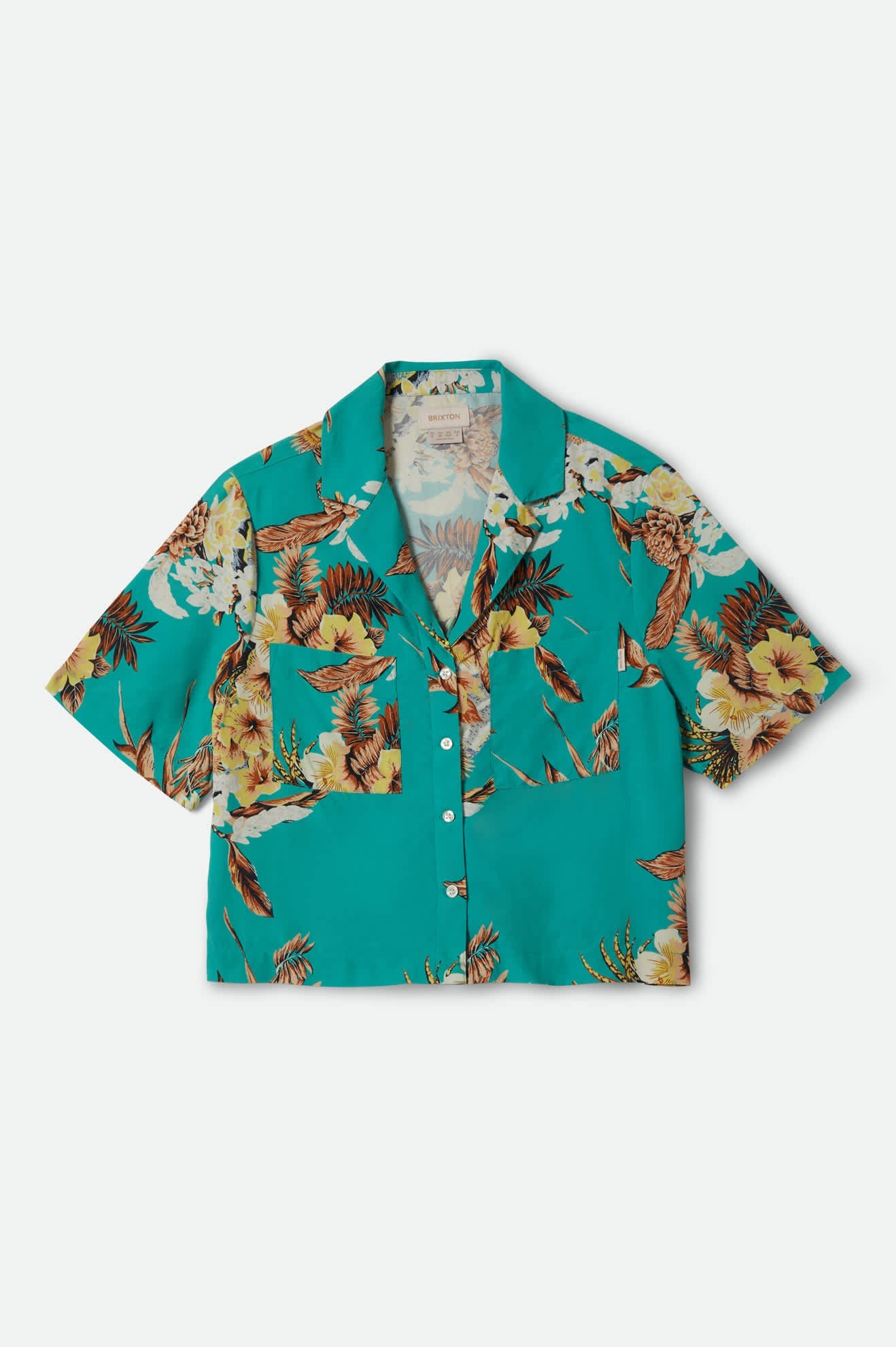 Campos Button Down Shirt - Retro Green Flor Campos
