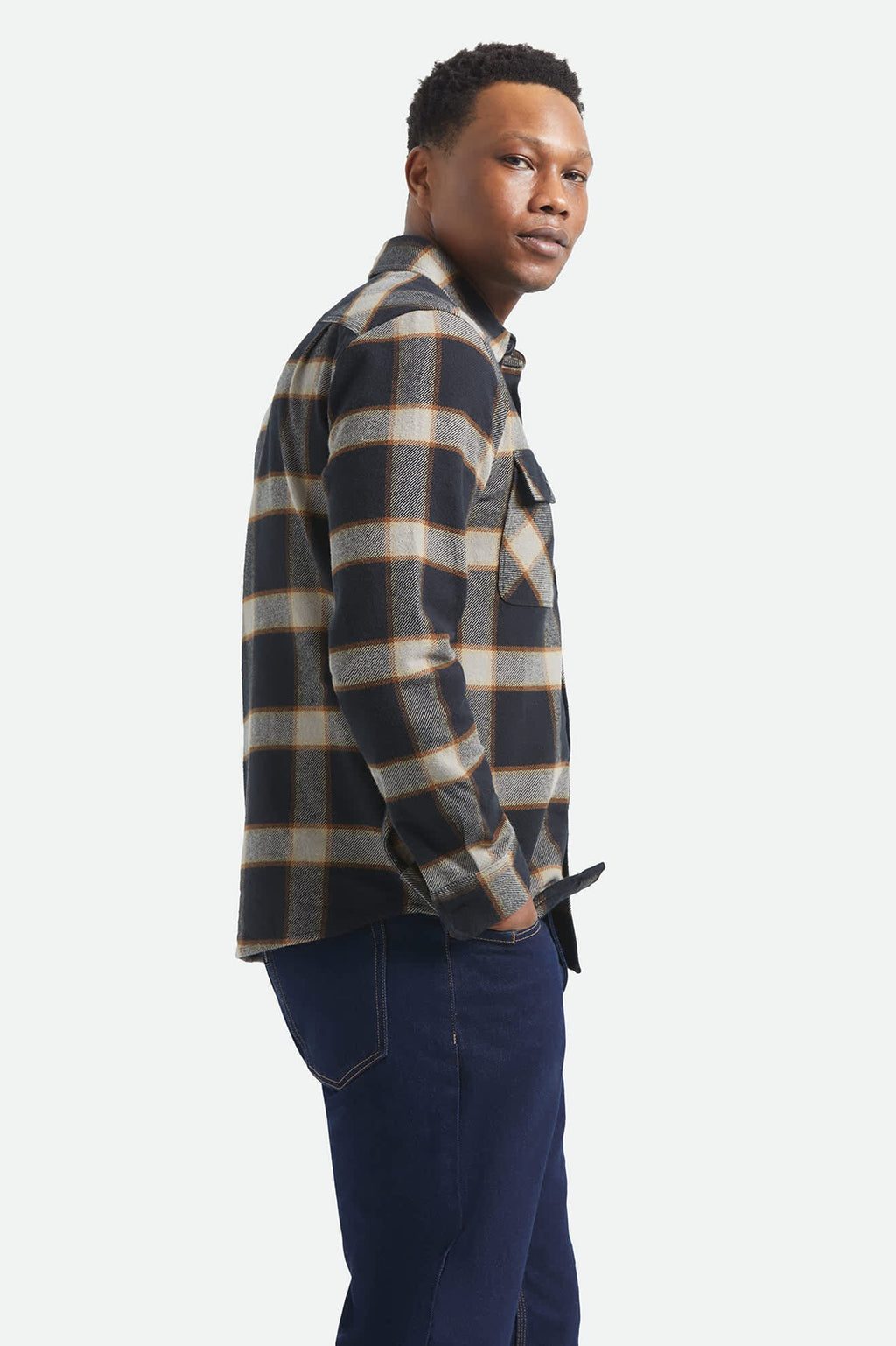 Bowery Heavyweight Flannel - Black/Cream