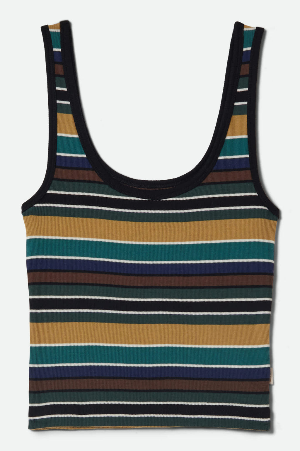 Ringer Organic A-Tank - Multi Retro Stripe