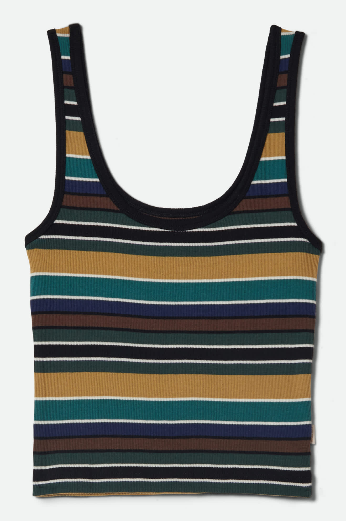 Ringer Organic A-Tank - Multi Retro Stripe
