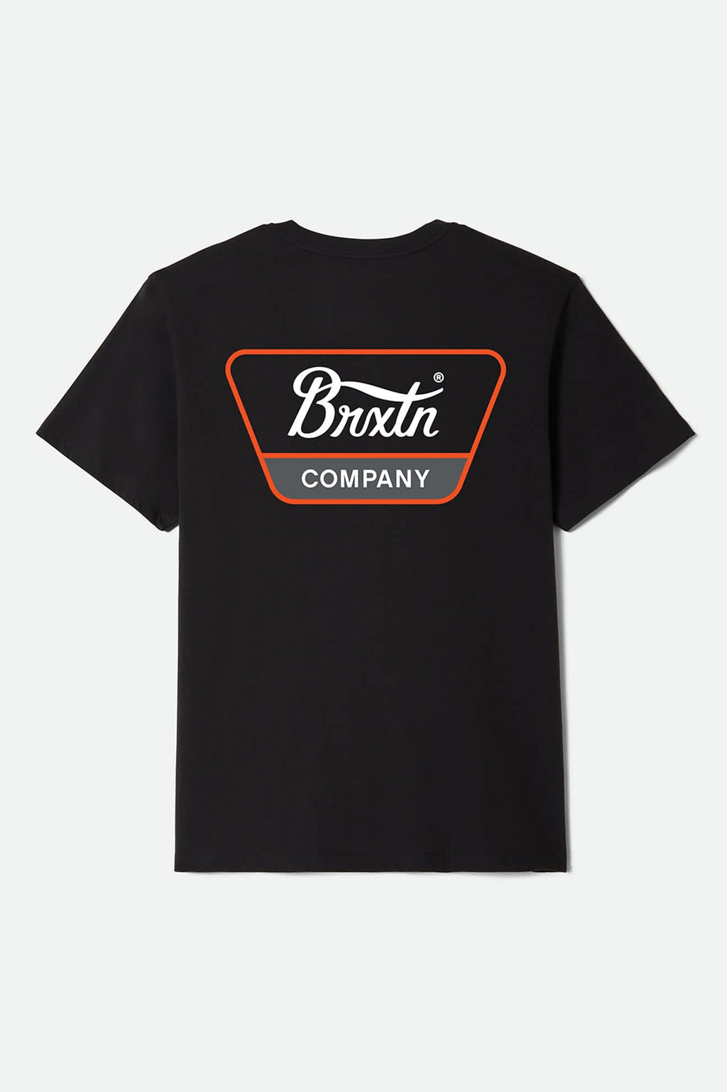 Linwood Short Sleeve Standard T-Shirt - Black/White/Classic Orange