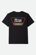 Linwood Short Sleeve Standard T-Shirt - Black/White/Classic Orange