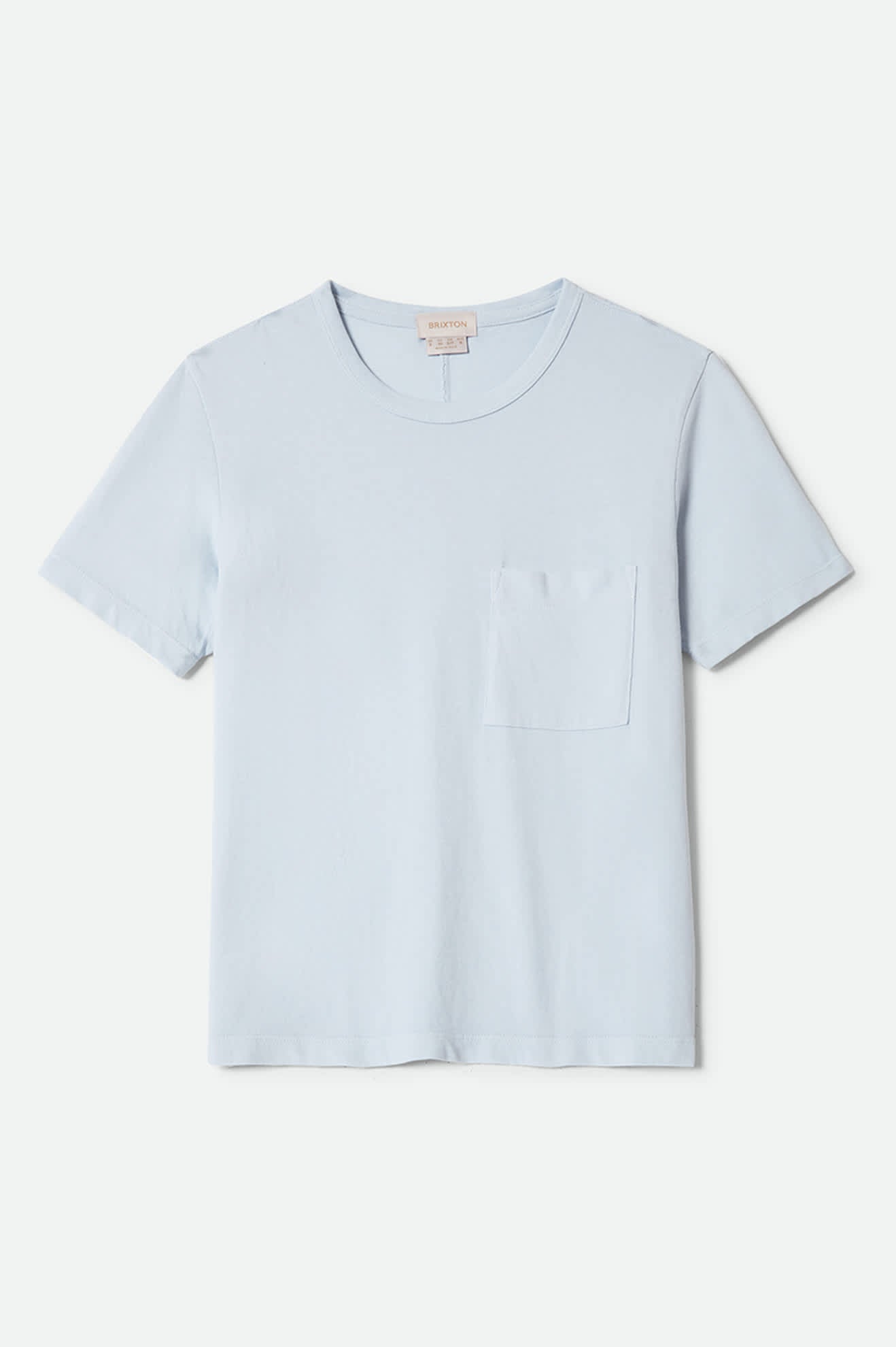 Carefree Organic Garment Dye Perfect T-Shirt - Blue Aura