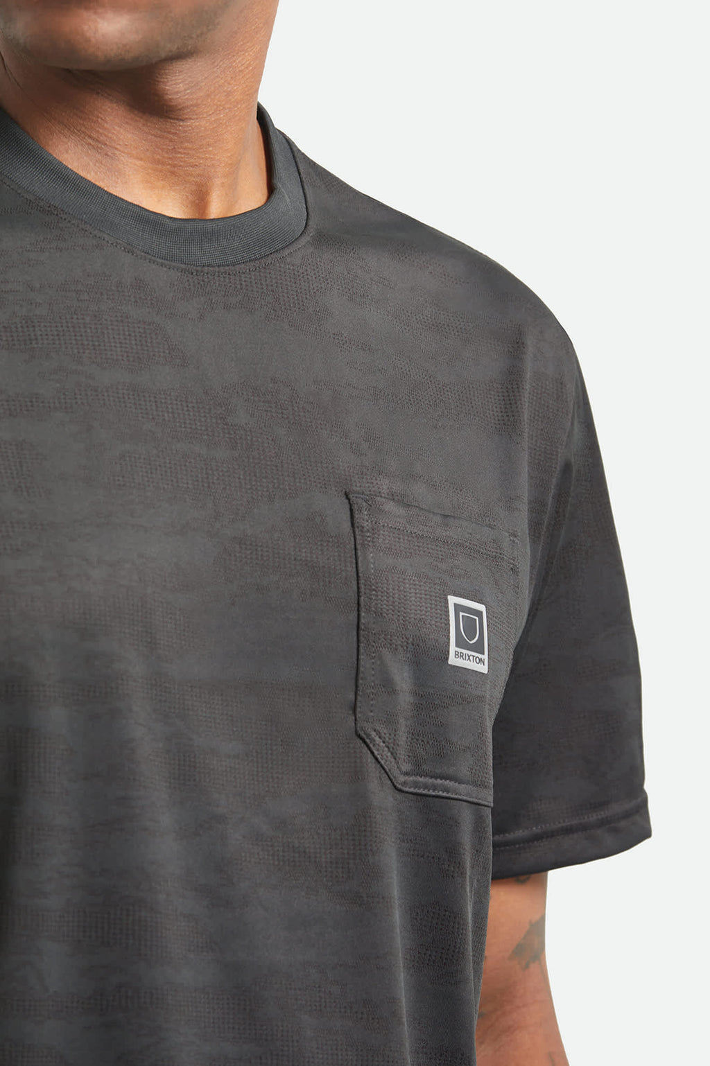 Journey Short Sleeve Pocket T-Shirt - Black Tiger Camo