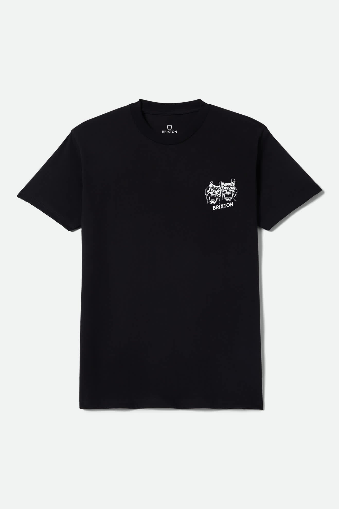 Smile Always Short Sleeve T-Shirt - Black Worn Wash