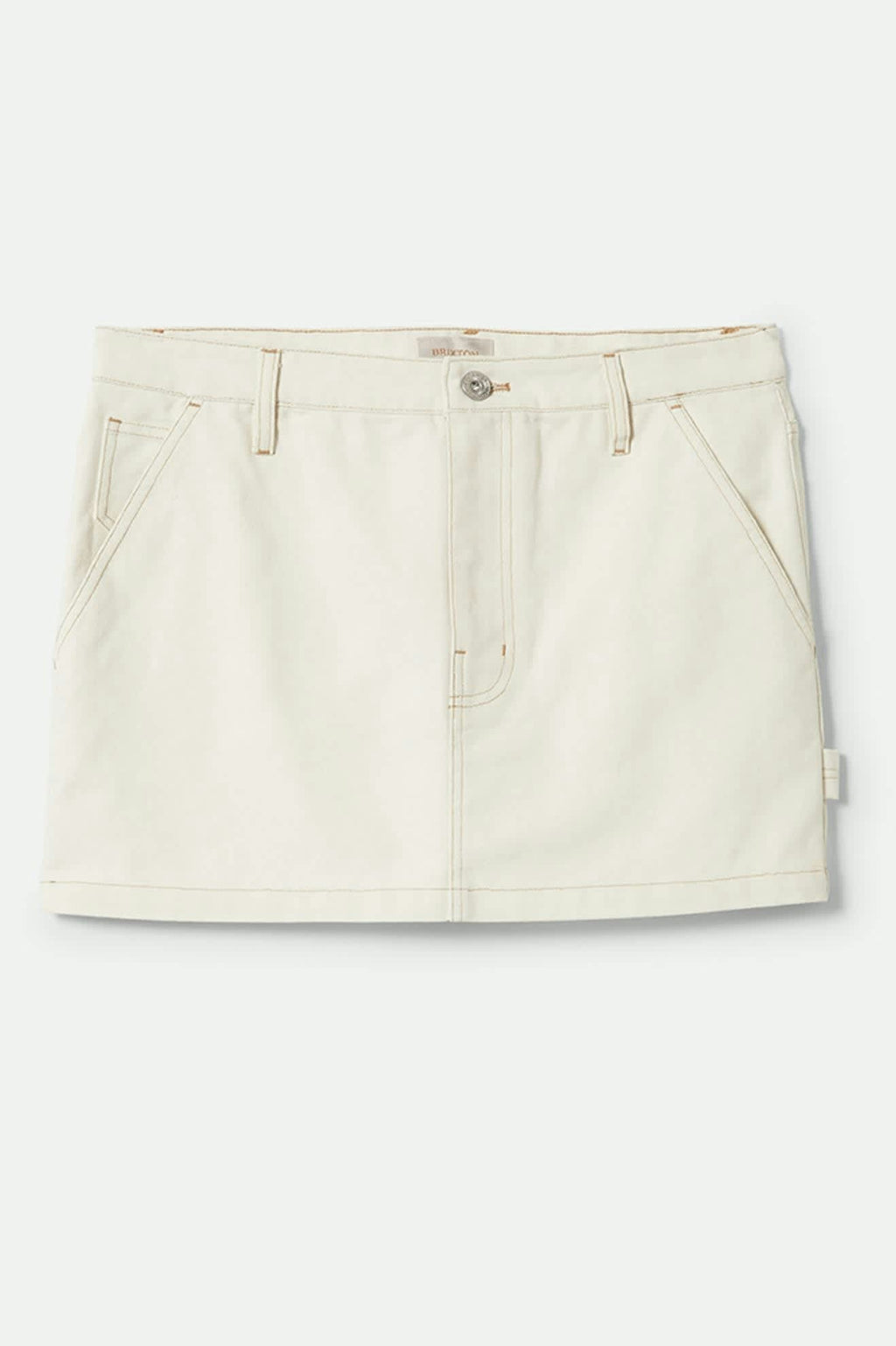 Essex Painter Mini Skirt - Egret White
