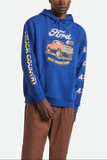 Ford Mud Marathon Relaxed Fleece Hoodie - Ford Blue