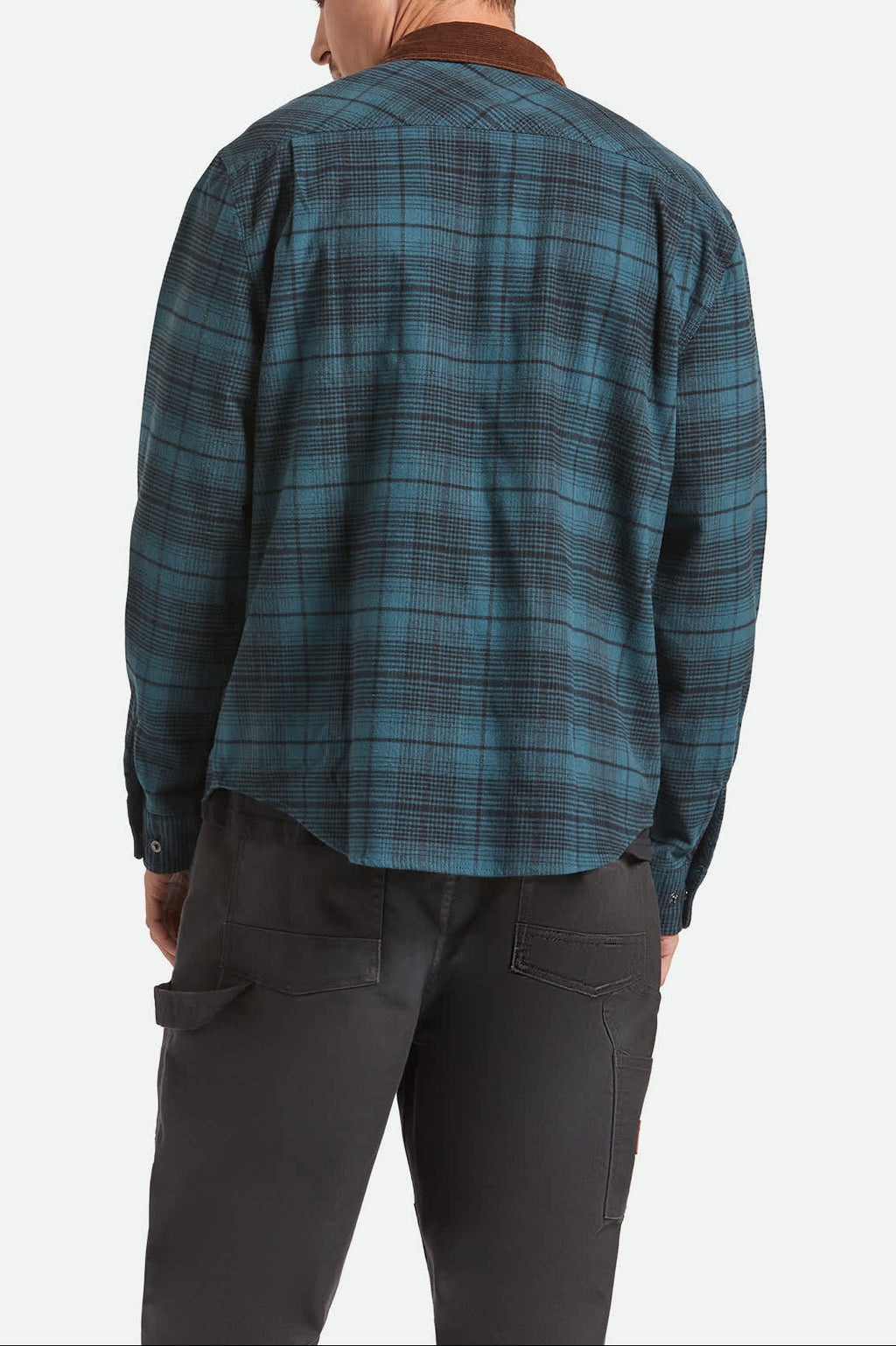Builders Bowery Performance Flannel - Night Sage/Black